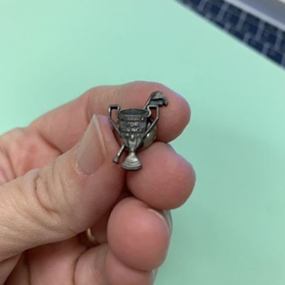 A Brace ForāAn Ace Vintage Pewter Tie Tack Pin GolfāTrophy